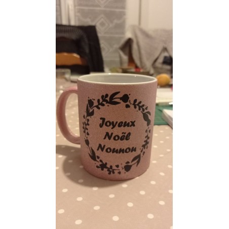 MUG  paillette avec le texte de votre choix 13€ hors envoie  Paillettes