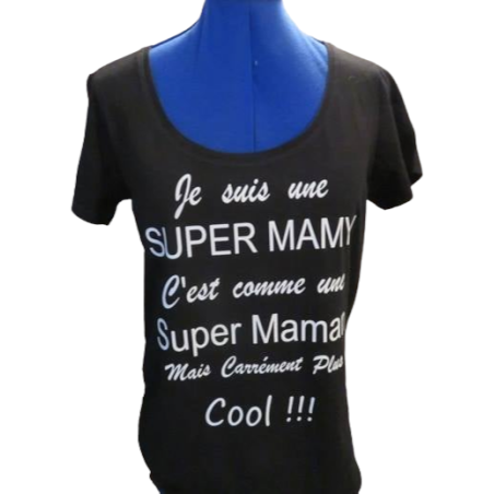 T-shirt femme noir