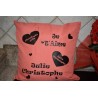 Coussin amour