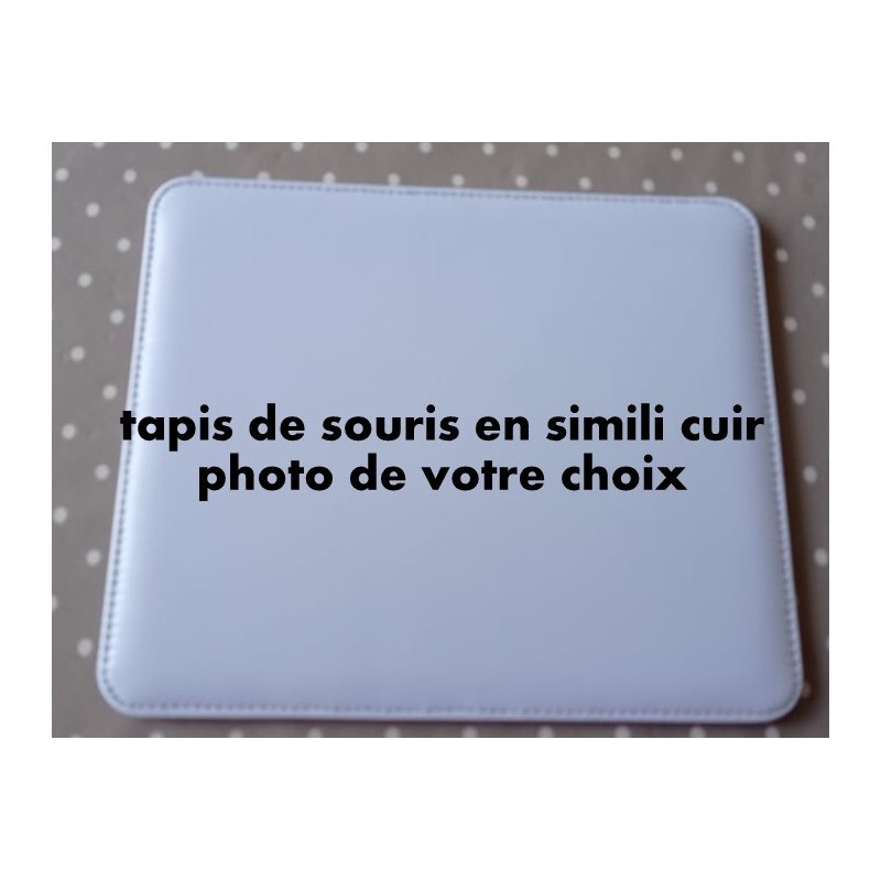 tapis de souris simili cuir