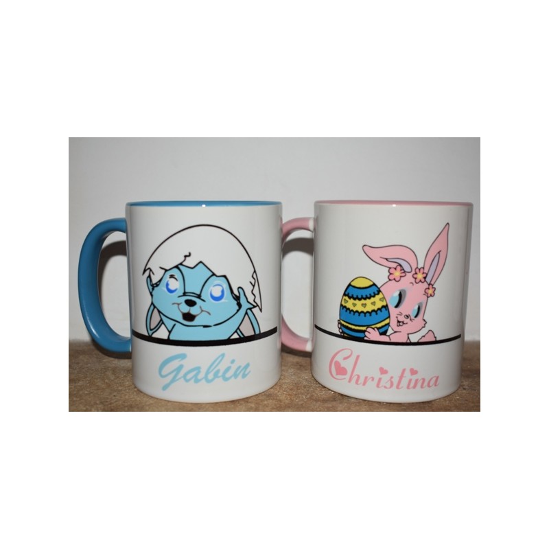 Mugs de Paques (lapin )