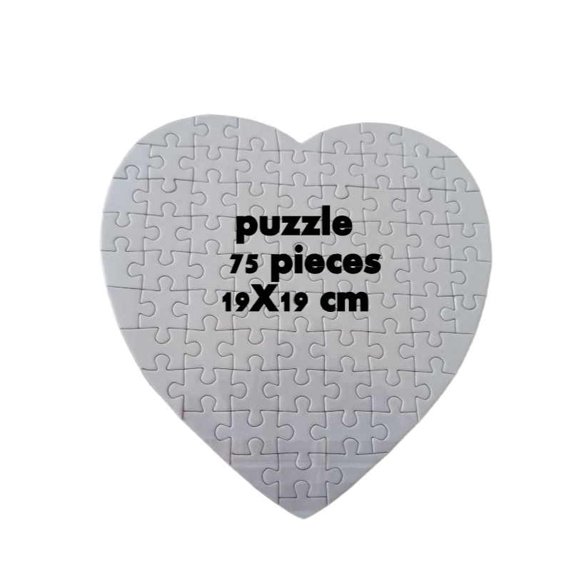 Puzzle rectangle ou coeur