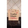 Sac personnalisé toile de jute pour tout le monde 30X30 cm