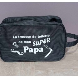 la trousse de toilette personnalisée Texte au choix