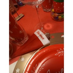 Porte Range Couverts Noël Personnalisés - peut servir de décor sur votre table pour les fetes de fin d'année